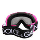 Fuchsia Pink Logo Ski Goggles DG6182 Mask Sunglasses