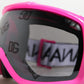 Fuchsia Pink Logo Ski Goggles DG6182 Mask Sunglasses