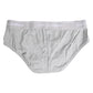 Gray Cotton Stretch Regular Brief Underwear