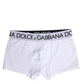 White Cotton Stretch Regular Boxer Underwear