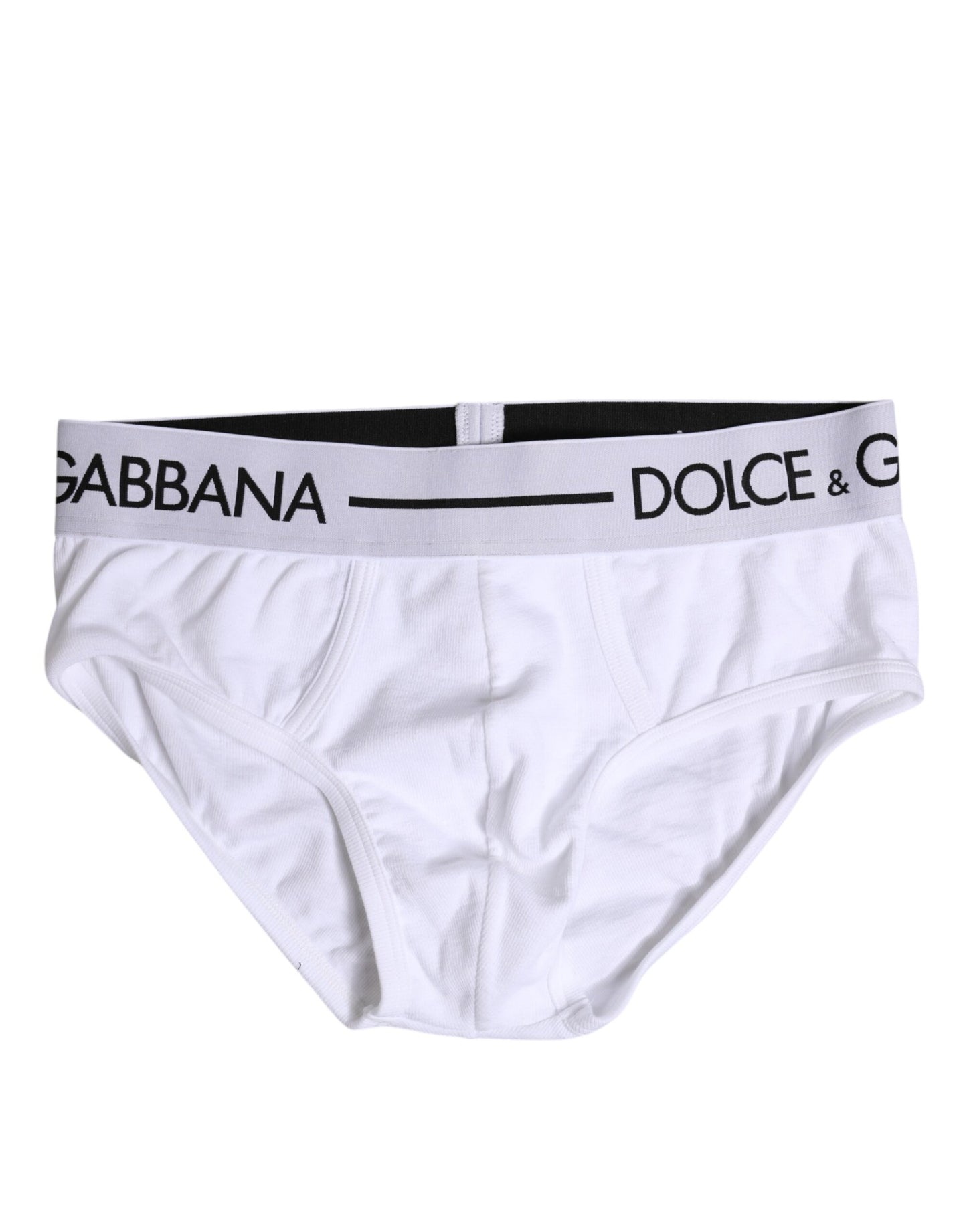 White Cotton Stretch Regular Brief Underwear