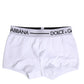 White Cotton Stretch Regular Boxer Underwear