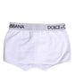 White Cotton Stretch Regular Boxer Underwear