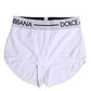 White Nylon Logo Waistband Boxer Brief Underwear