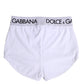 White Nylon Logo Waistband Boxer Brief Underwear