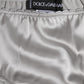 Gray Silk Stretch Bottom Low Waist Panty Underwear