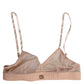 Powder Pink Nylon DG Logo Non Wire Bra Underwear
