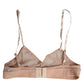 Powder Pink Nylon DG Logo Non Wire Bra Underwear