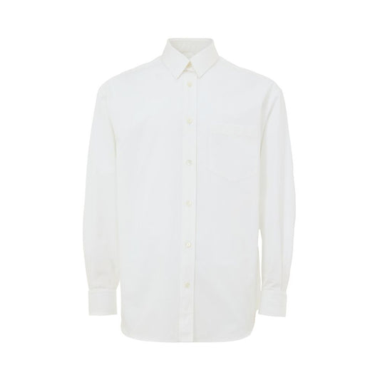 White Cotton Dress Shirt