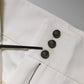 White Wool High Waist Tapered Pants