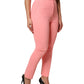 Pink High Waist Dress Tapered Pants