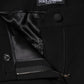 Black Wool High Waist Tapered Pants