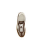 Brown Fabric Low Top Sneakers