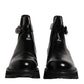 Black Belted DG Logo Men Chelsea Boots Shoes