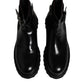 Black Belted DG Logo Men Chelsea Boots Shoes