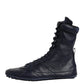 Dark Blue Leather KING High Top Sneakers Shoes