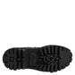 Black White Padded Lace Up Short Boots Shoes