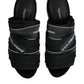 Black Slides Slip On Sandals Shoes