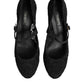 Black Mary Jane Taormina Lace Pumps Shoes