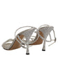 Silver Strass Ankle Strap KEIRA Sandals Shoes