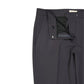 Gray Elastane Cropped Pants