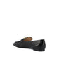 Black Calfskin Slip-On Loafers