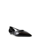 Black Calfskin Ballet Flats