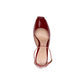 Red Calfskin High Heel Pumps