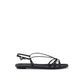 Black Calfskin Sandals
