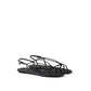 Black Calfskin Sandals