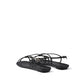 Black Calfskin Sandals