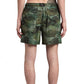 Green Polyester Swim Shorts