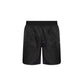 Black Polyester Swim Shorts