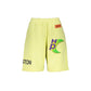 Yellow Cotton Bermuda Shorts