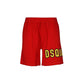 Red Cotton Shorts
