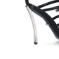Black Calfskin Stiletto Heel Sandals