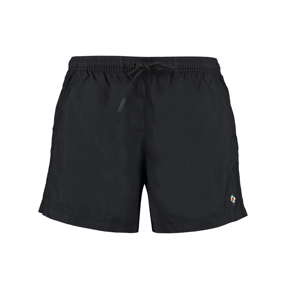 Black Polyamide Short And Mini Shorts