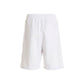 White Cotton Shorts