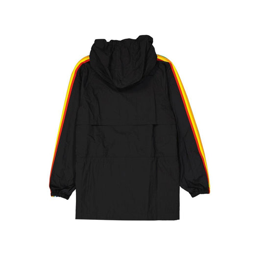 Red Polyamide Full-Length Jacket