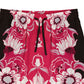 Multicolor Silk Shorts