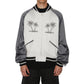 Gray Acetate Bomber