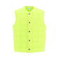 Green Polyamide Sleveless Jacket