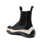 Black Calfskin Chelsea Boots
