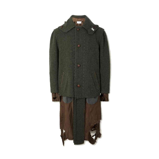Green Polyamide Coat