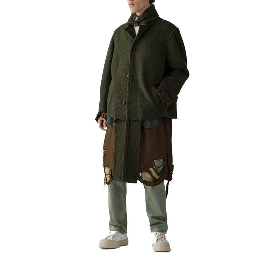 Green Polyamide Coat