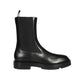 Black Calfskin Chelsea Boots