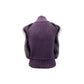Red Merino Wool Sleveless Jacket