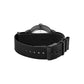 Black Leather Dress Watch