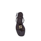 Multicolor Calf Leather Bos Taurus Flat Sandals