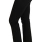 Black Dress Cropped Straight Straight Pants